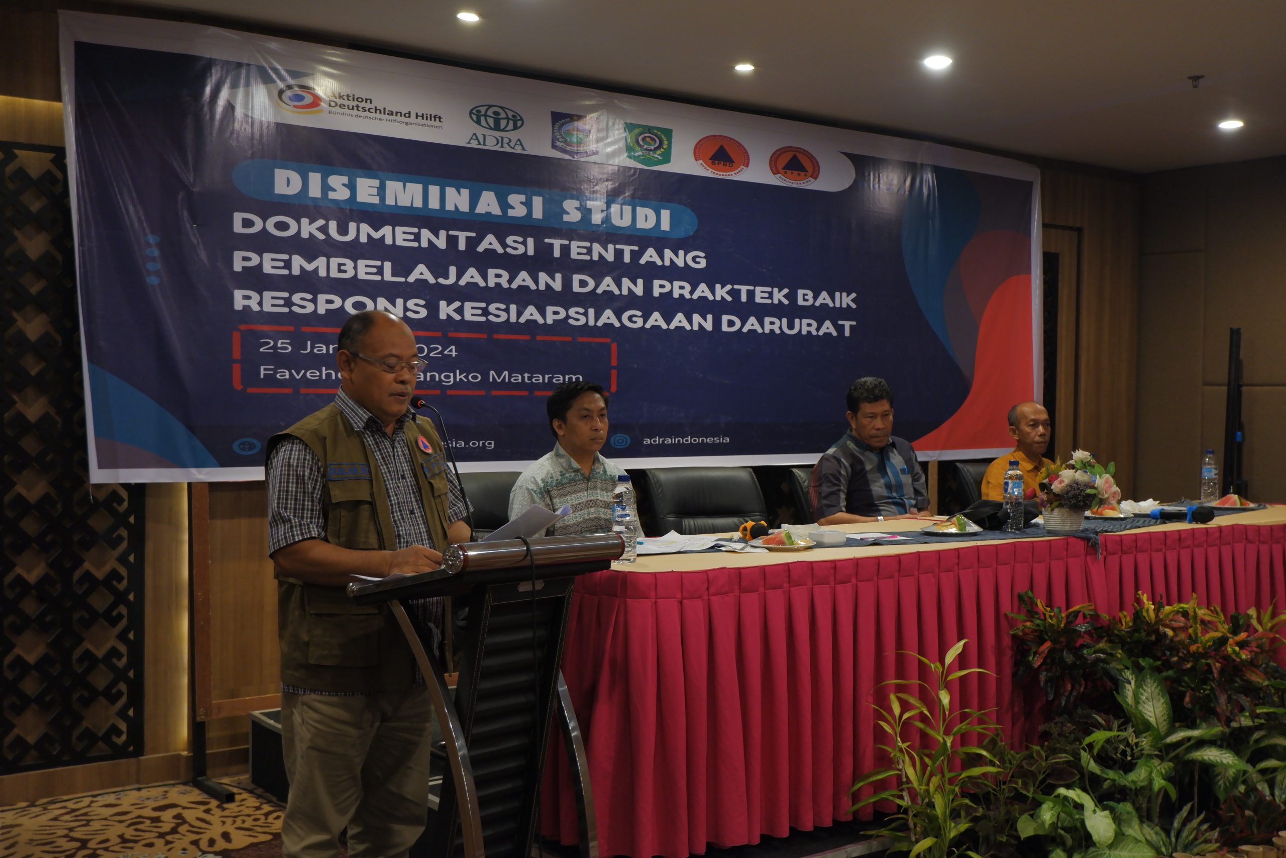 ADRA Indonesia Gelar Diseminasi Hasil Studi Respon Siap Siaga Bencana di NTB